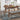 108080-S6 Alfredo 6-piece Butterfly Leaf Dining Set Natural Walnut