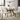 122180-S5BGE  Paxton 5-Piece Round Glass Top Dining Set with Beige Parsons Chairs