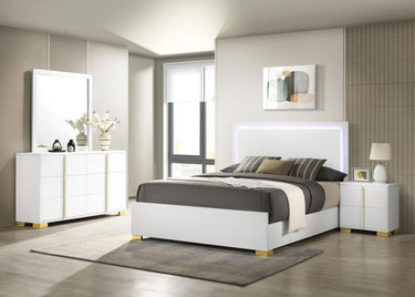 222931Q-S4 Marceline 4-piece Queen Bedroom Set White