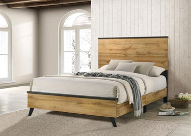 225001KE  Kaywood 52-inch Eastern King Panel Bed Natural Pine