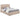 306037BEIQ  Anders Upholstered Queen Storage Lift Platform Bed Beige