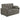 508308  Cotswold Upholstered Convertible Sleeper Sofa Bed Dark Grey