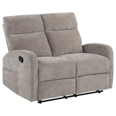 603372 Hamilton Chenille Manual Reclining Loveseat Sand