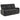 603374  Hamilton Chenille Manual Reclining Sofa Charcoal Grey