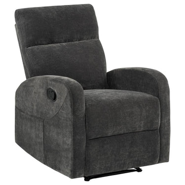 603376  Hamilton Chenille Manual Recliner Gray