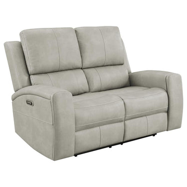 603435PPP  Brickston Triple Power Reclining Loveseat Grey
