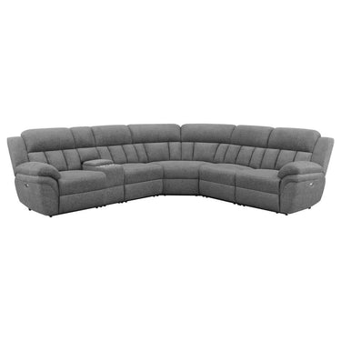 609540P  Bahrain 6-piece Modular Power Reclining Sectional Charcoa