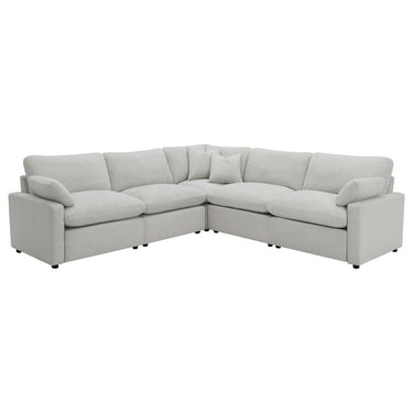 609560P  Collins 5-piece Modular Power Reclining Sectional Grey