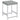 935933 Umbridge Upholstered Square Padded Cushion Vanity Stool